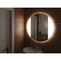 Зеркало с подсветкой для ванной комнаты Ланувио 80 см