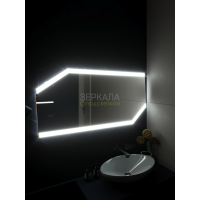 Зеркало для ванной с подсветкой Спейс 100х80 см